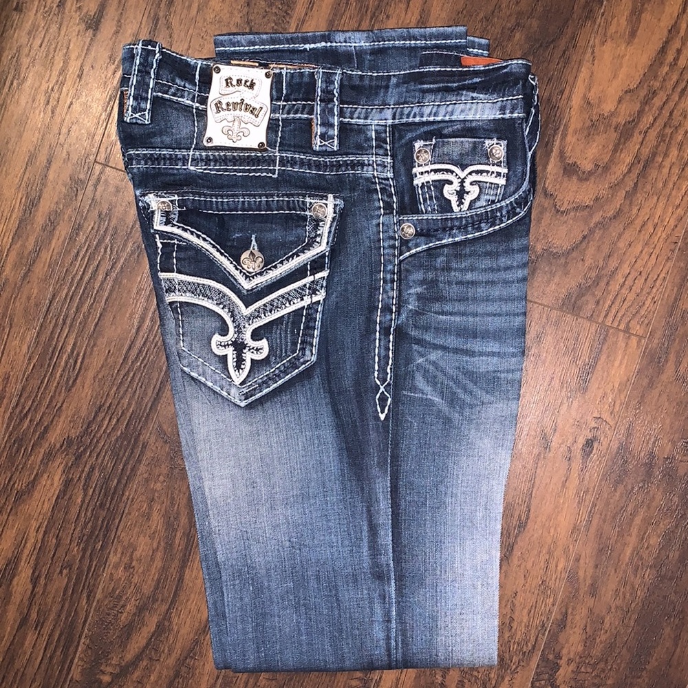 Men Rock Revival Jeans